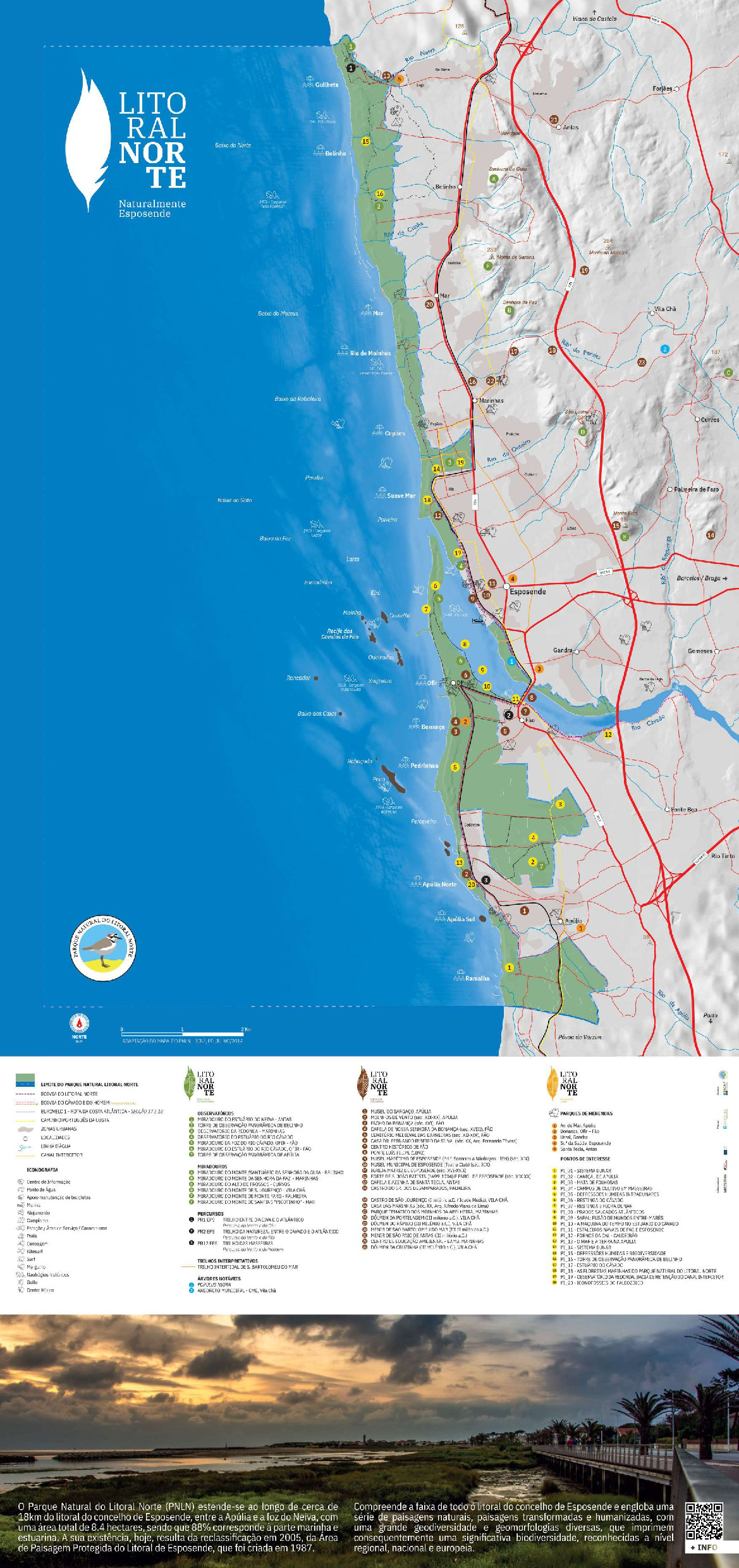 Parque Natural Litoral Norte (mapa)