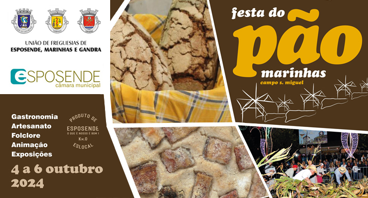 Festa do Pão decorre de 4 a 6 de outubro no Campo de S. Miguel em Marinhas